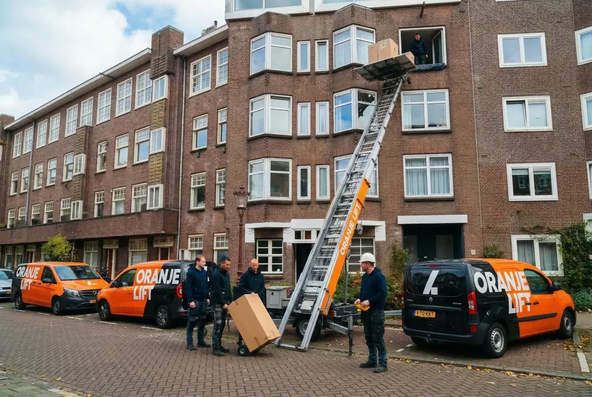 Verhuislift bij hoogbouw Amstelveen